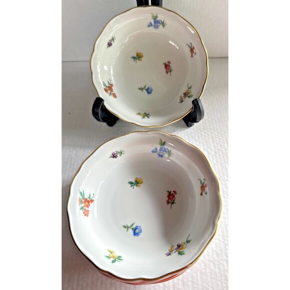 Hutschenreuther (4) Maria Theressia Mirabelle 5.25” Fruit/Dessert Bowls Germany - Picture 1 of 5